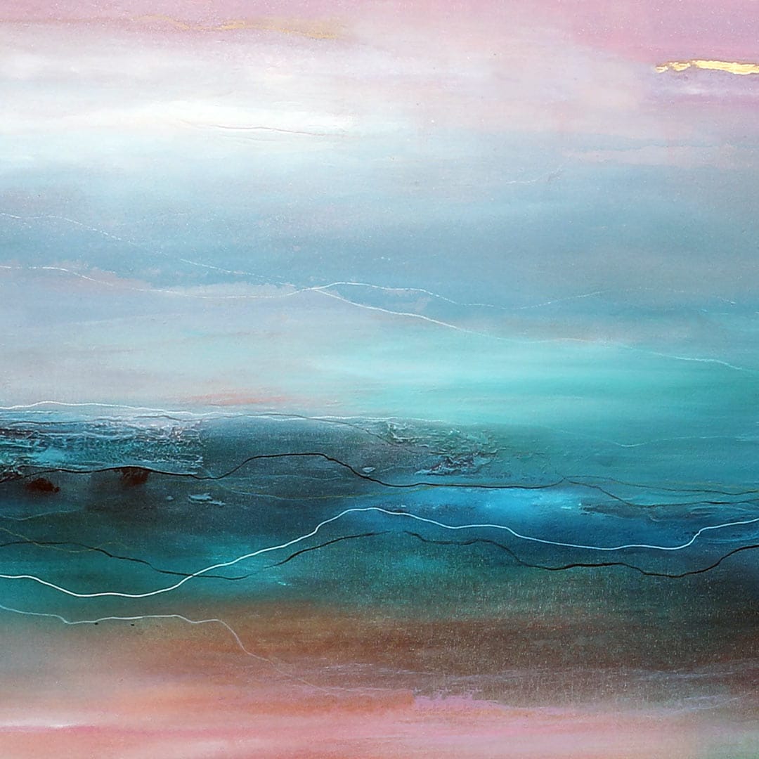 Wade Art Print by Lucy Davidson