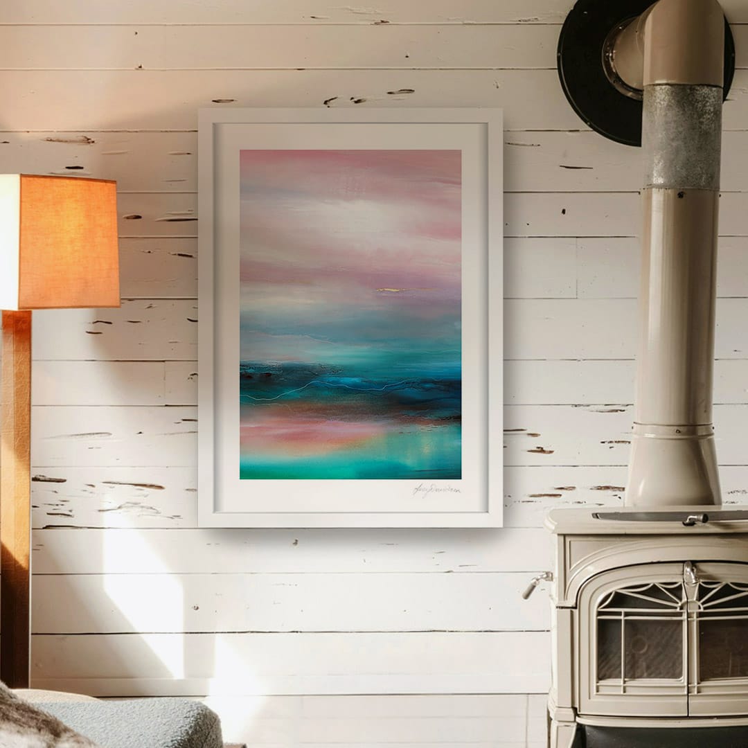 Wade Art Print by Lucy Davidson