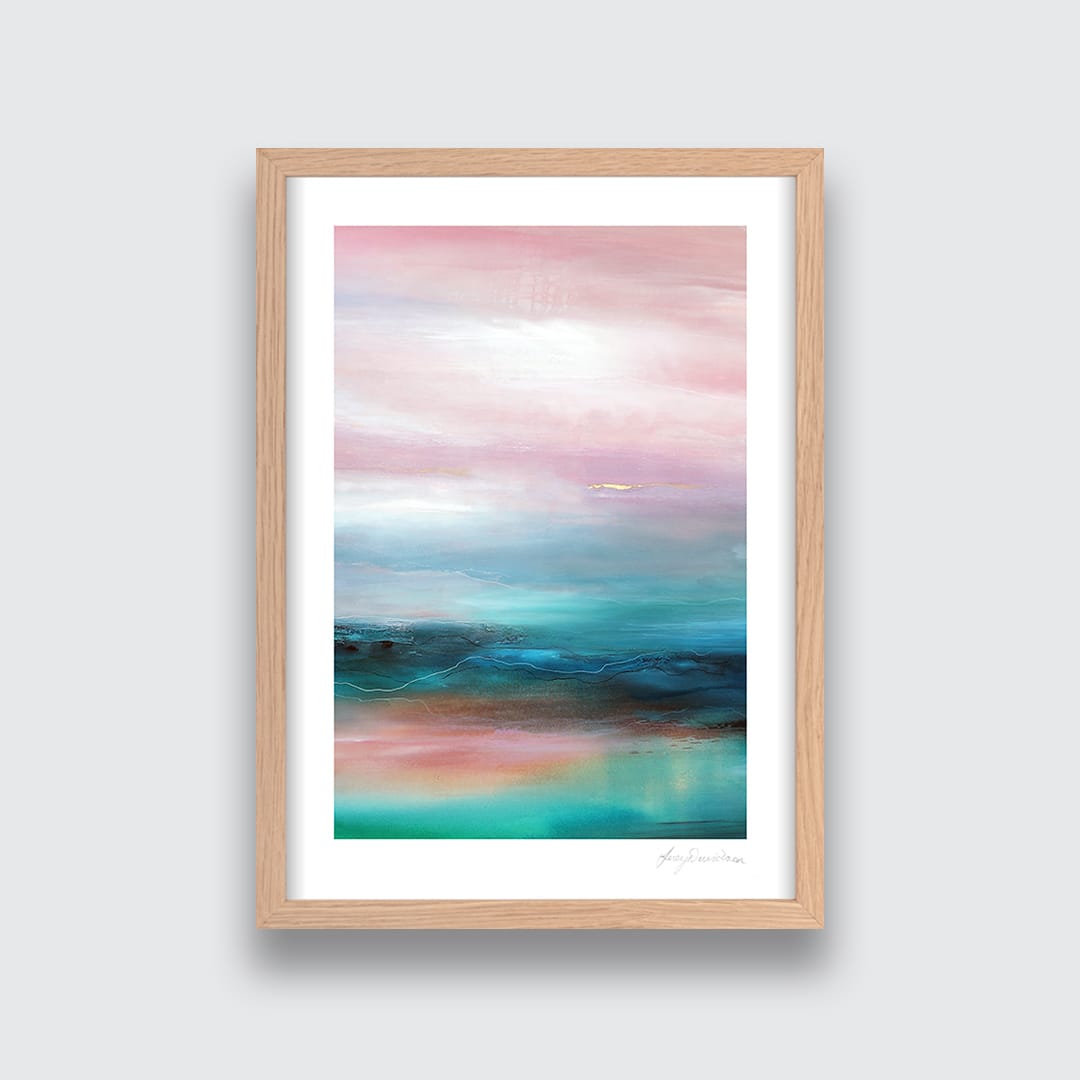 Wade Art Print by Lucy Davidson