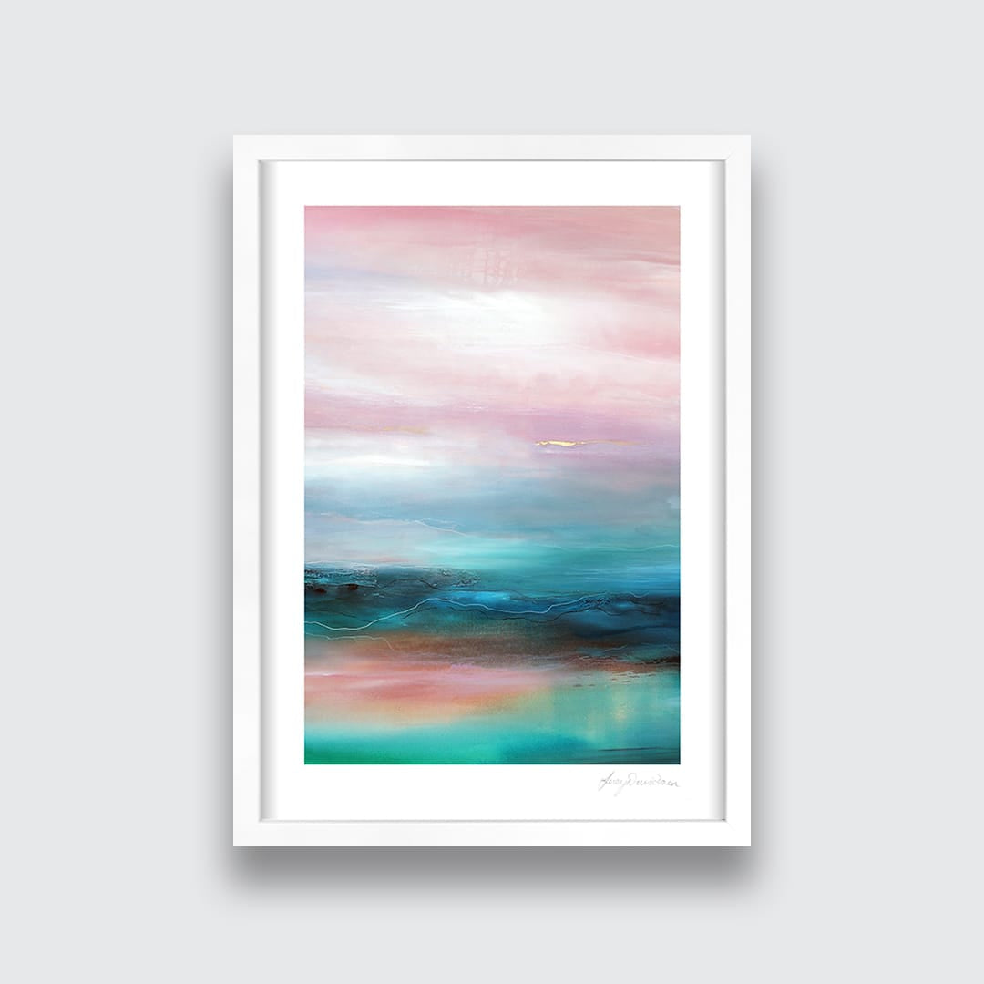 Wade Art Print by Lucy Davidson