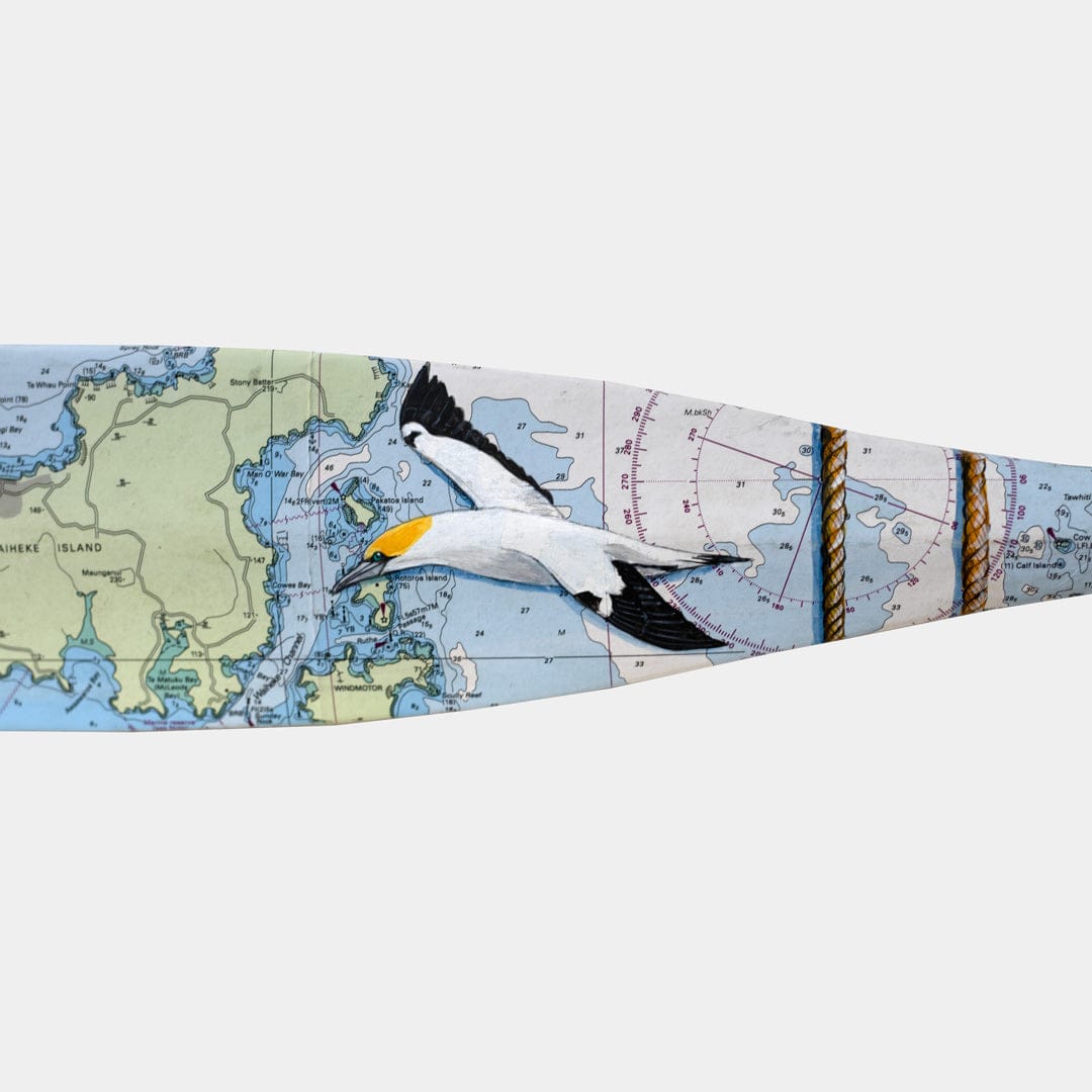 Waiheke Original Oar by Justine Hawksworth