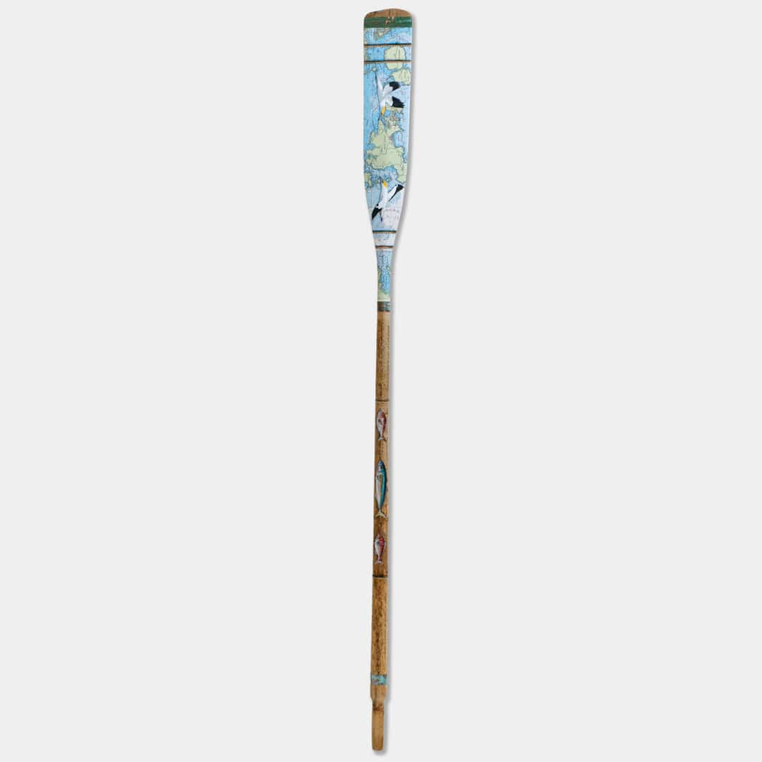 Waiheke Original Oar by Justine Hawksworth