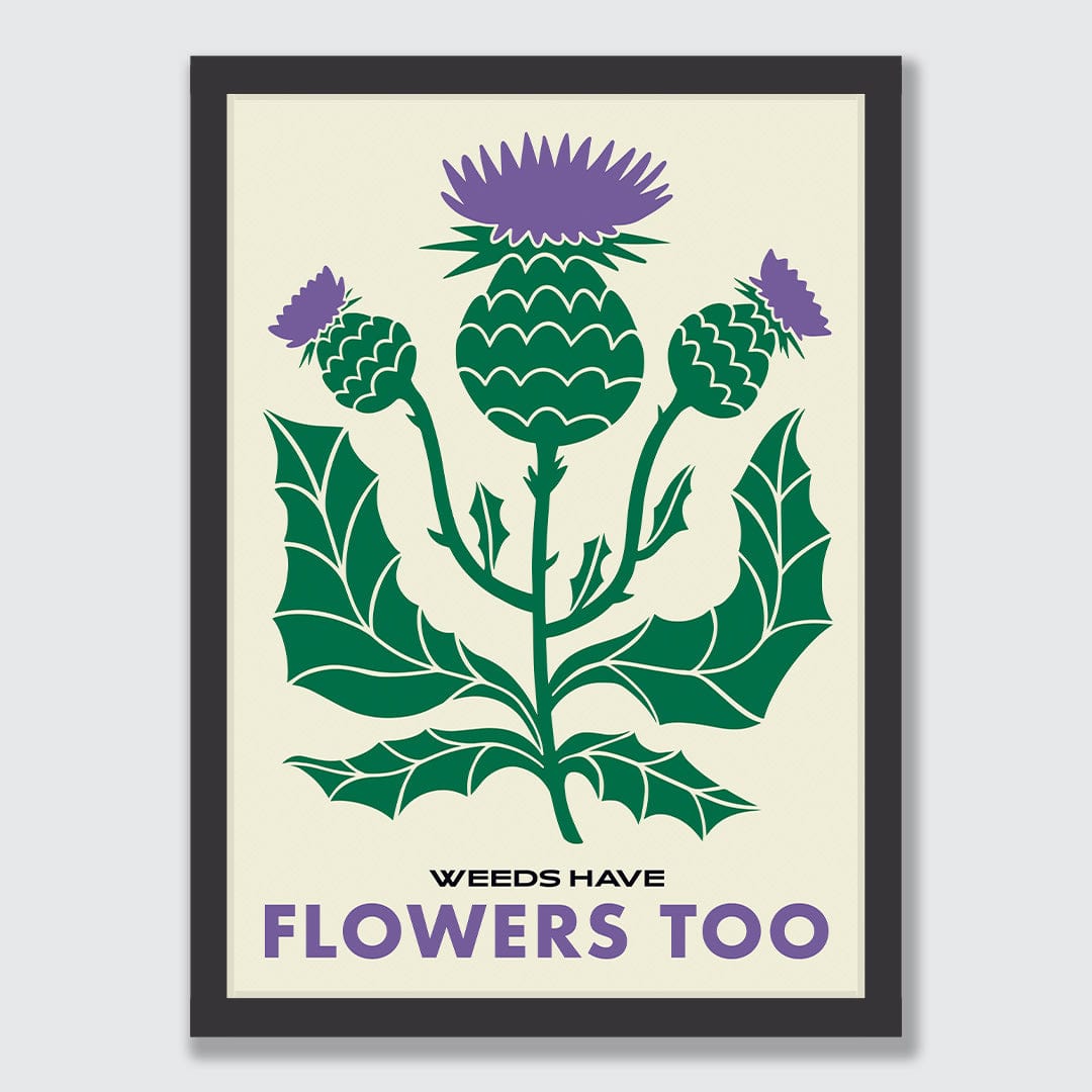 Weeds Art Print by Becca O&#39;Shea