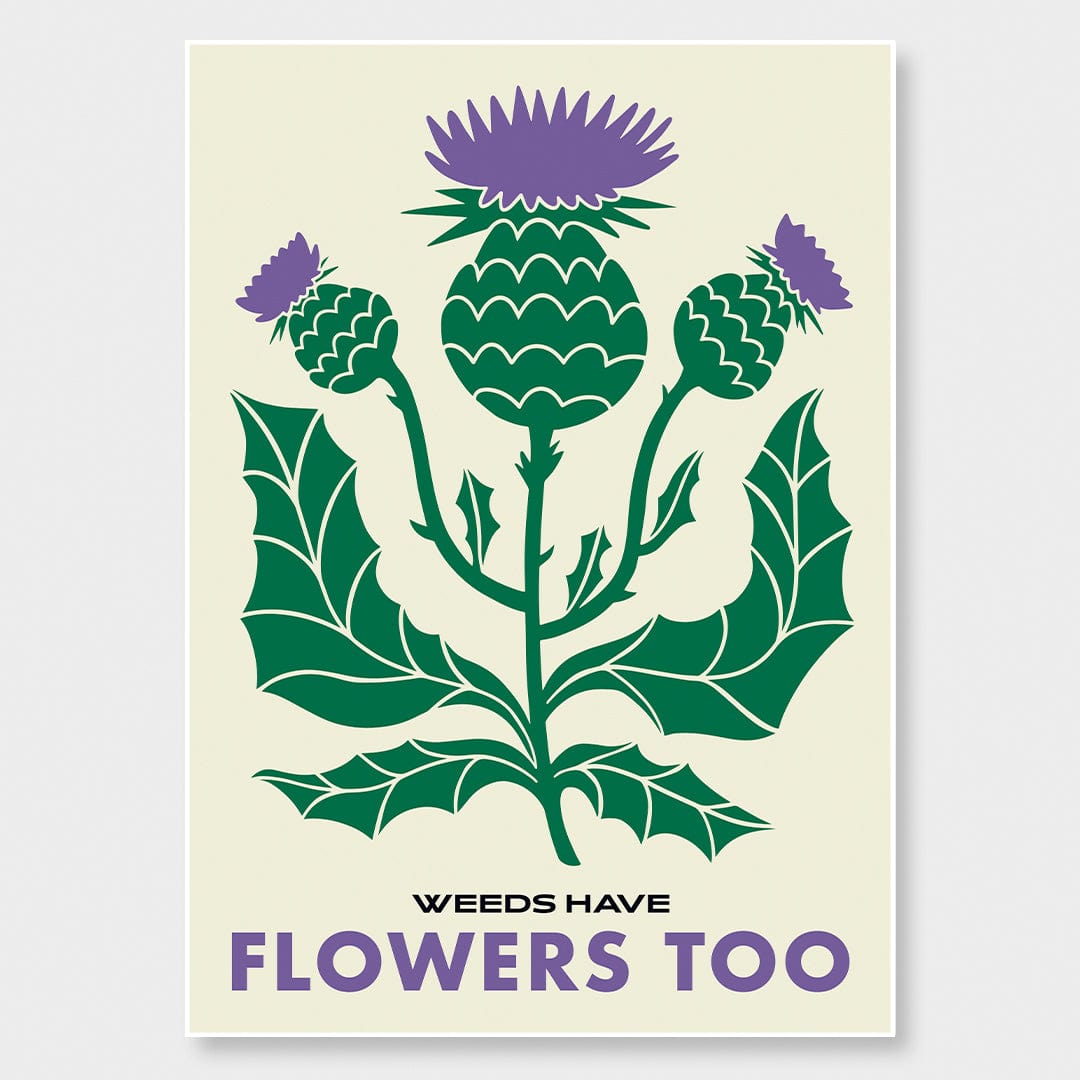 Weeds Art Print by Becca O&#39;Shea