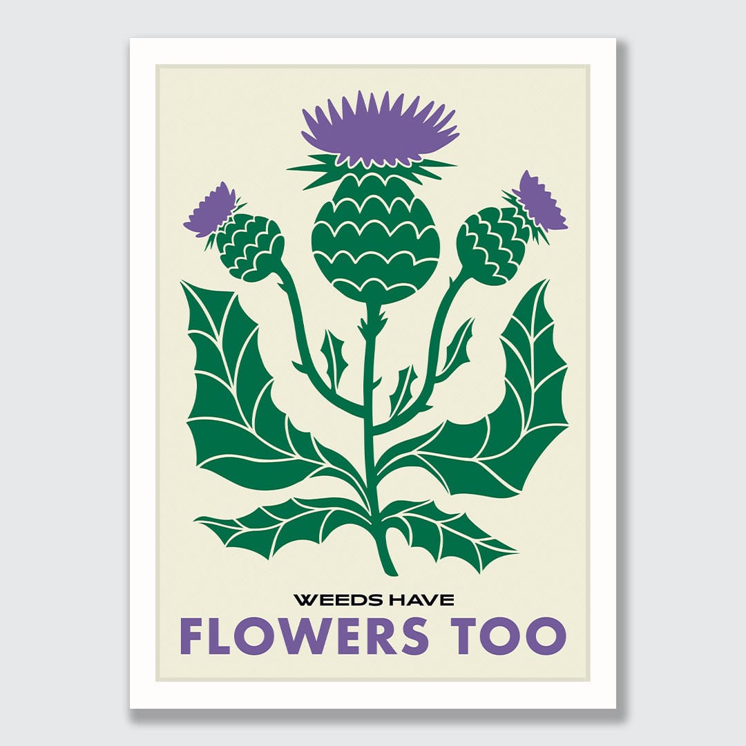 Weeds Art Print by Becca O&#39;Shea