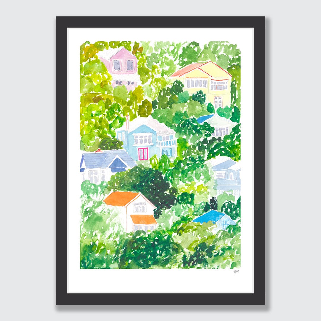 Wellington Homes Art Print by Grace Wilkinson