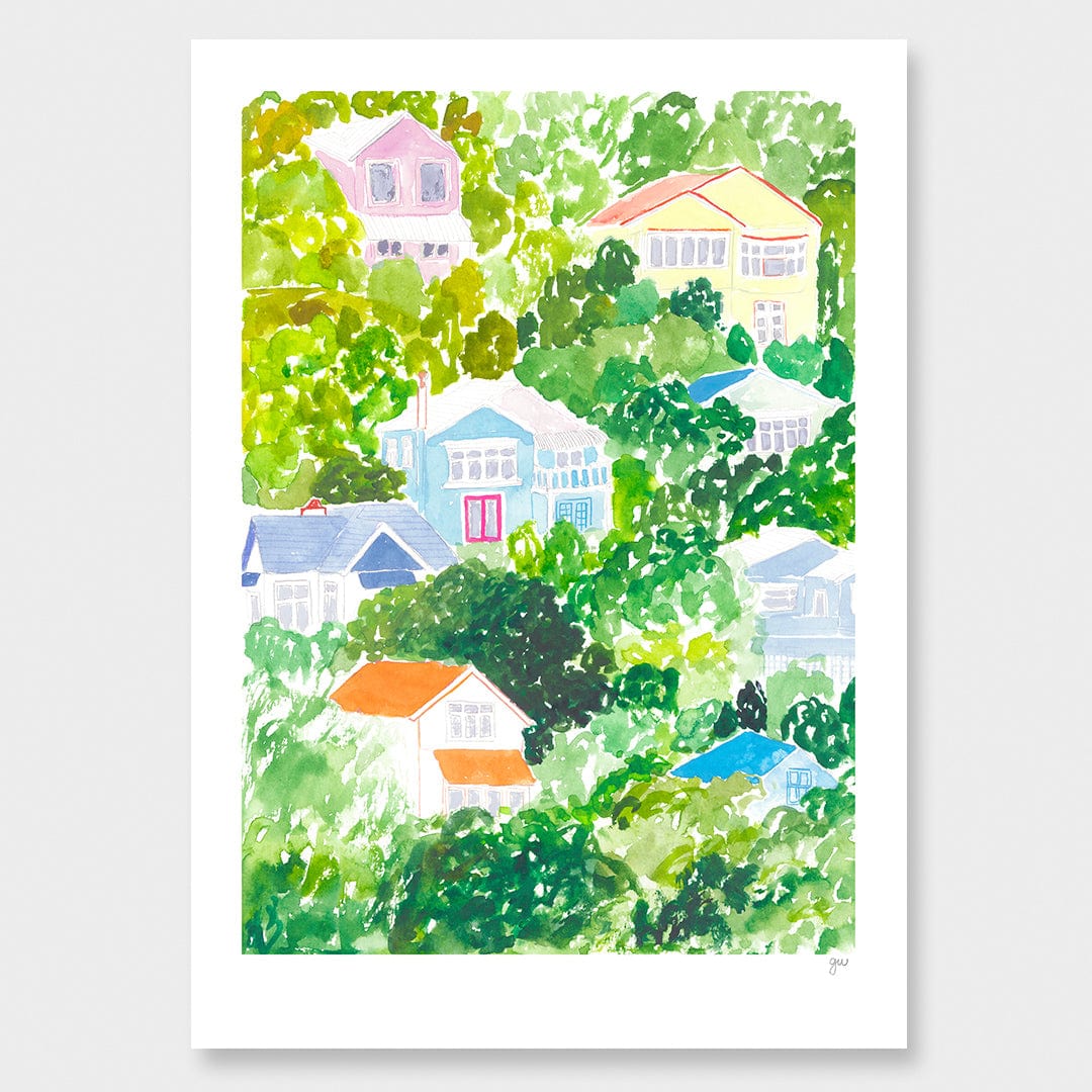 Wellington Homes Art Print by Grace Wilkinson