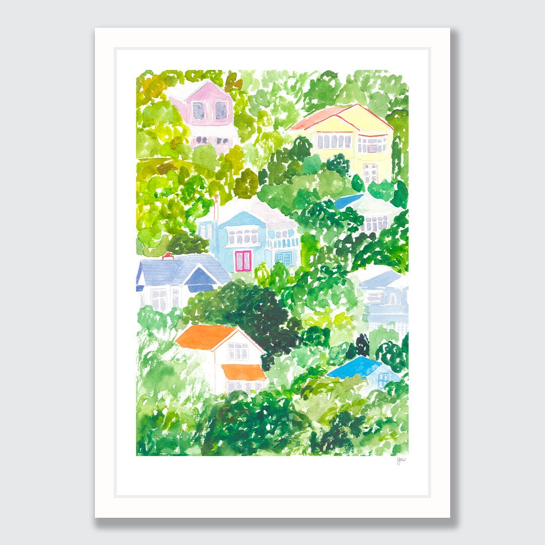 Wellington Homes Art Print by Grace Wilkinson