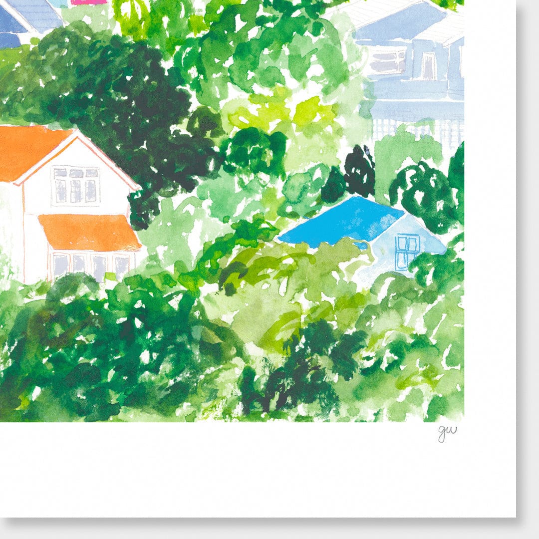 Wellington Homes Art Print by Grace Wilkinson