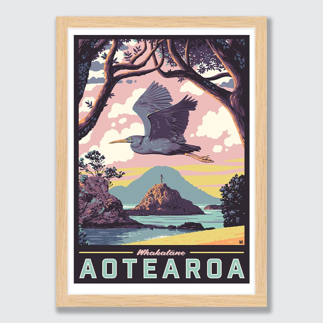 Whakatāne Te Reo Art Print by Ross Murray