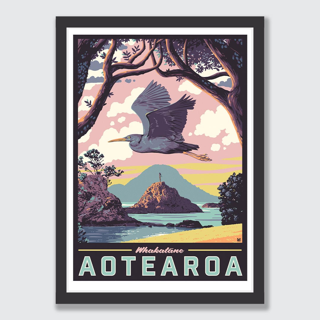 Whakatāne Te Reo Art Print by Ross Murray