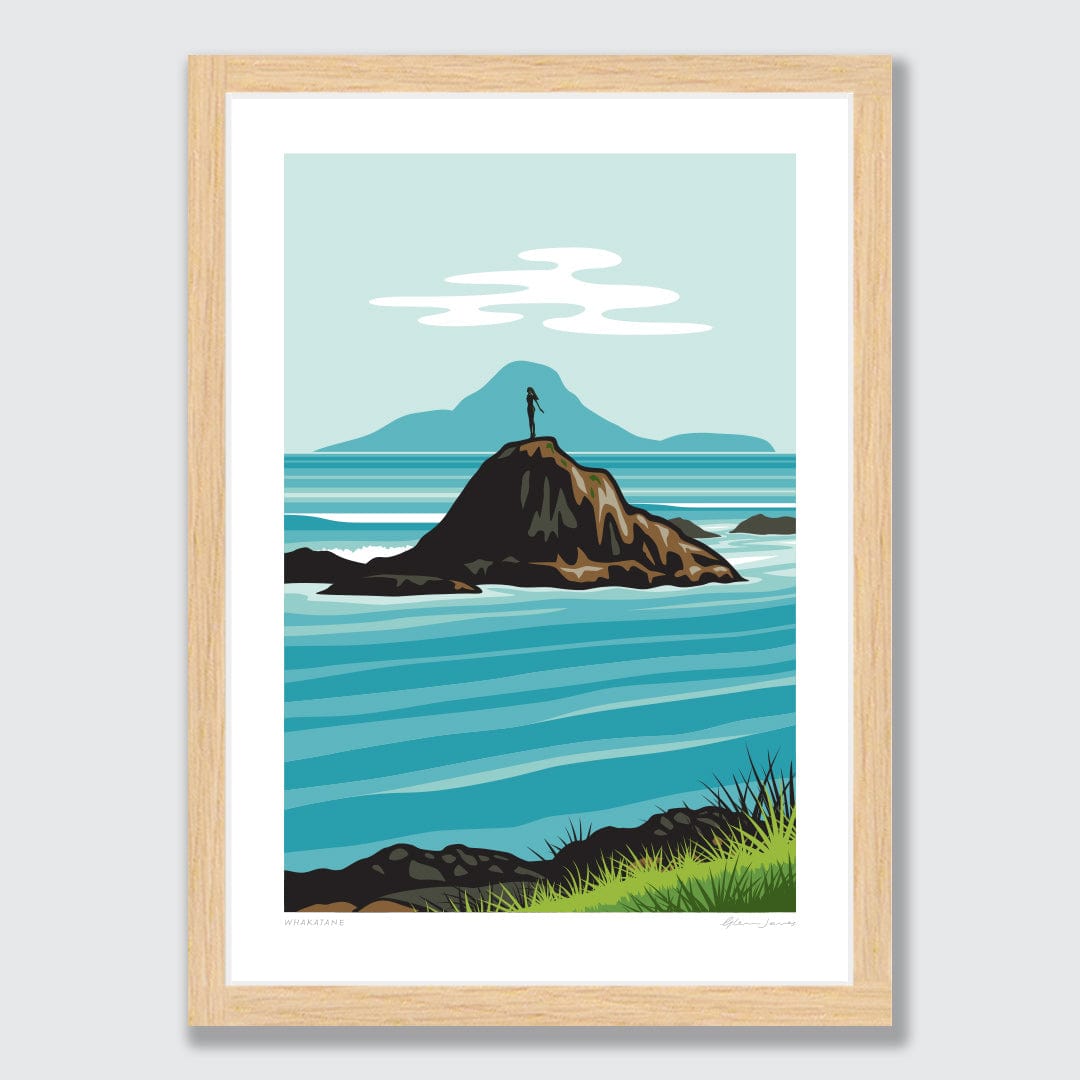 Whakatane Art Print by Glenn Jones