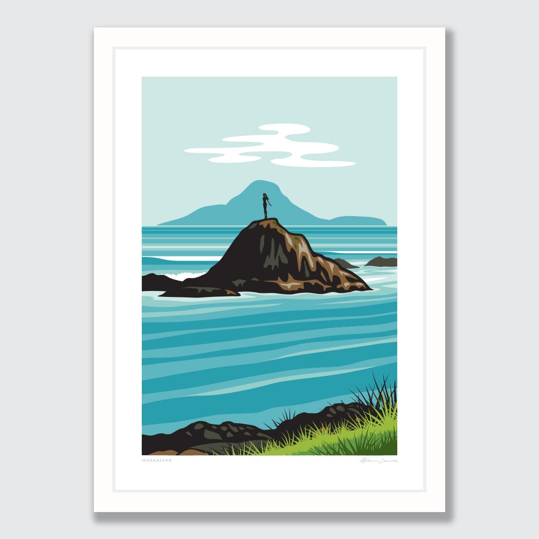Whakatane Art Print by Glenn Jones