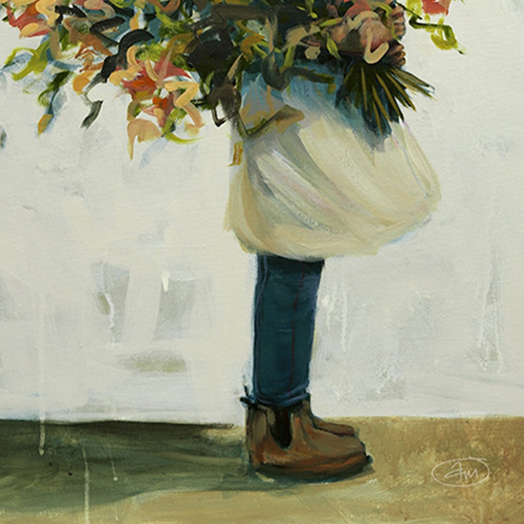 Working Girl Art Print by Abbey Merson