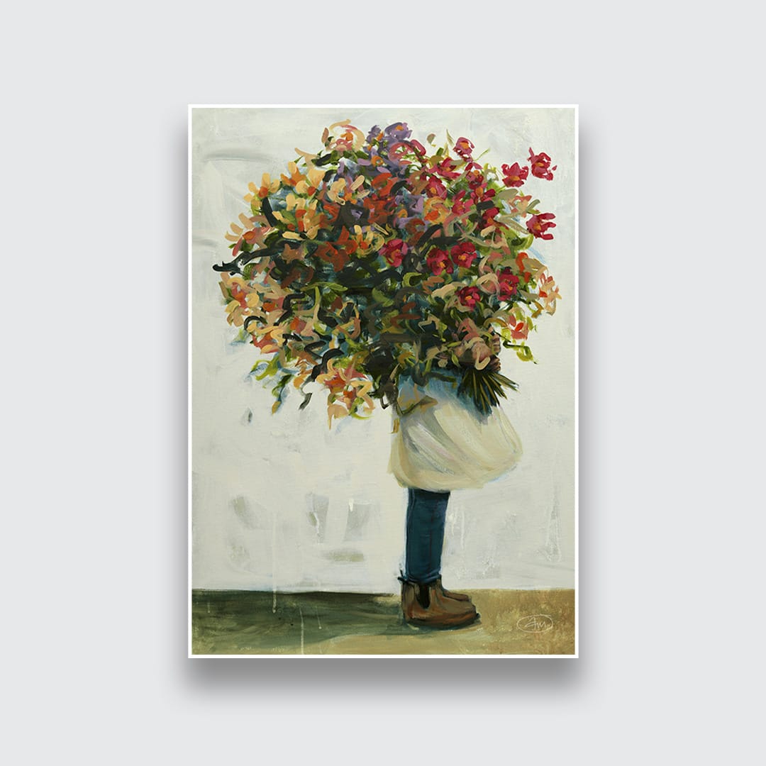 Working Girl Art Print by Abbey Merson