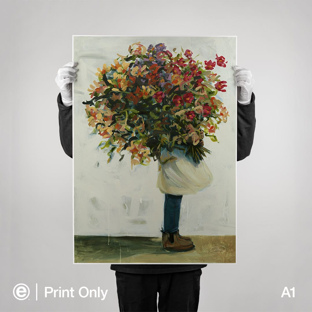Working Girl Art Print by Abbey Merson