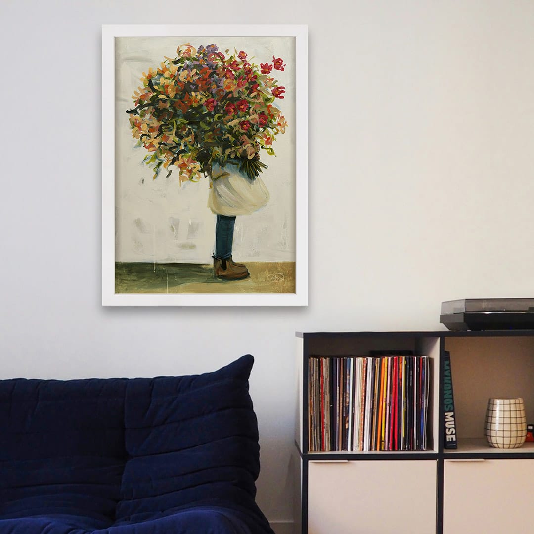 Working Girl Art Print by Abbey Merson