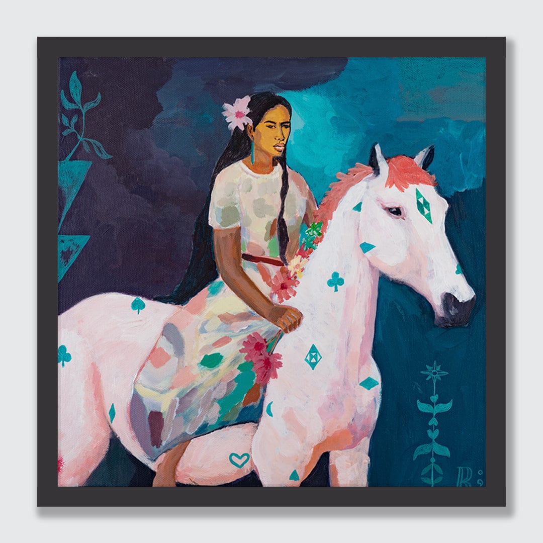 Rebel Rider No. 2 Limited Edition Art Print by Rakai Karaitiana