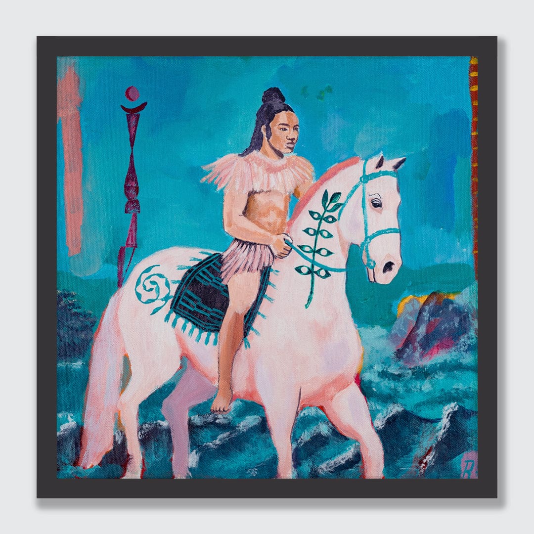 Rebel Rider No. 3 Limited Edition Art Print by Rakai Karaitiana