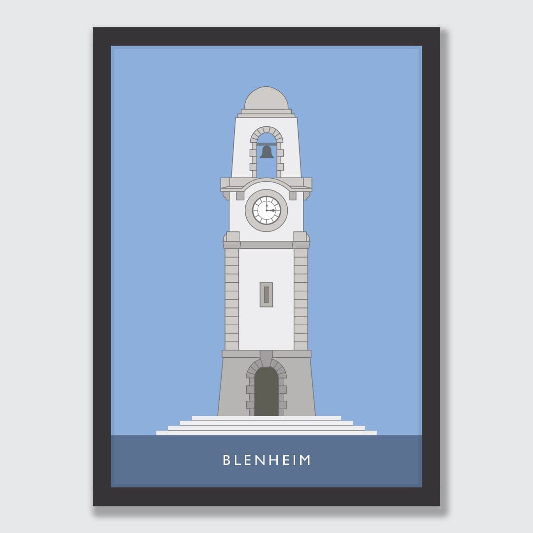 Blenheim Clock Tower Art Print by Hamish Thompson