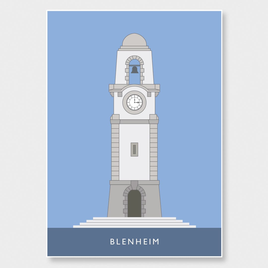 Blenheim Clock Tower Art Print by Hamish Thompson