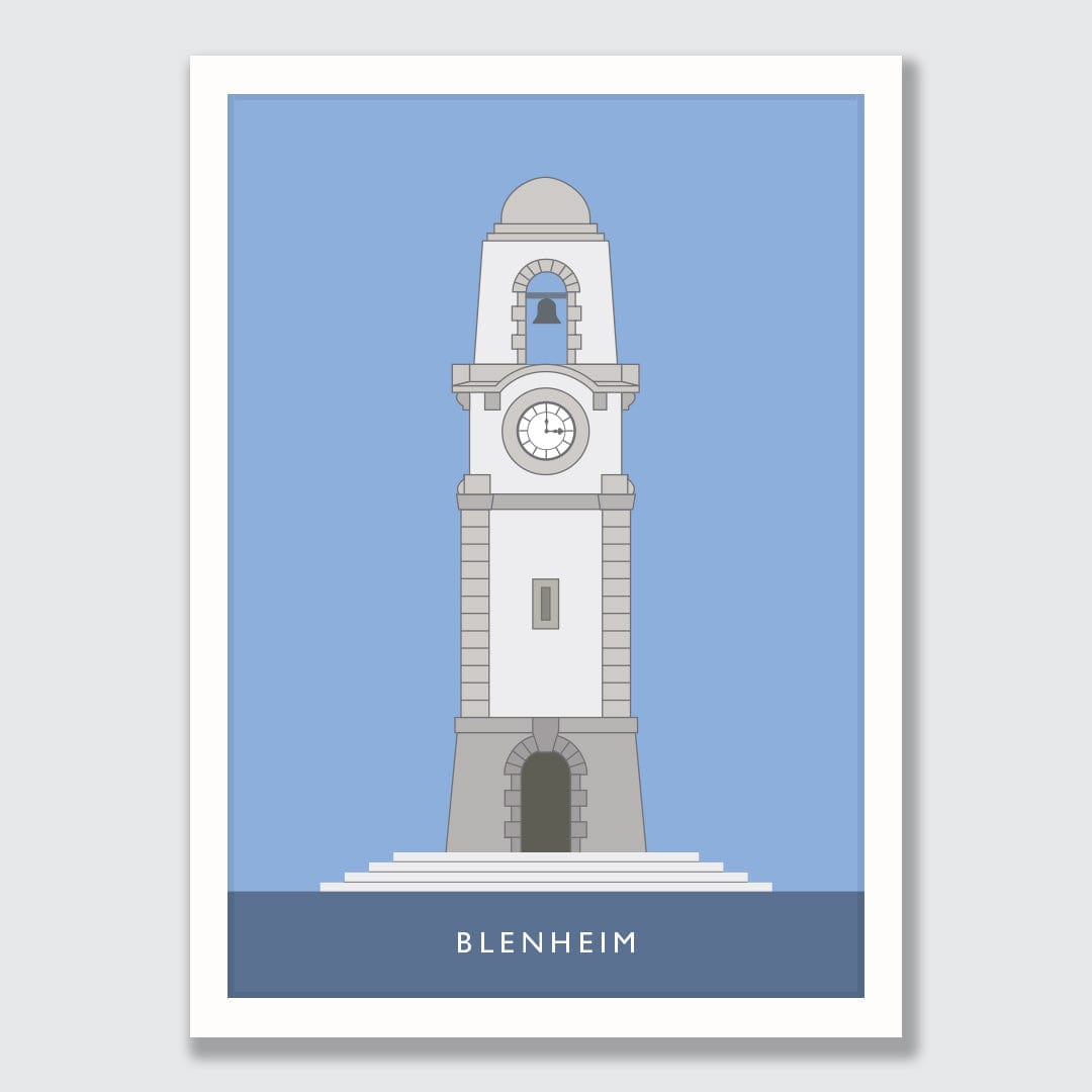 Blenheim Clock Tower Art Print by Hamish Thompson