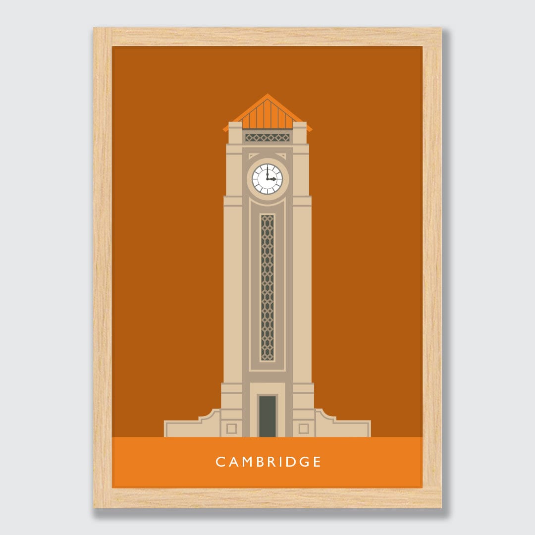 Cambridge Clock Tower Art Print by Hamish Thompson