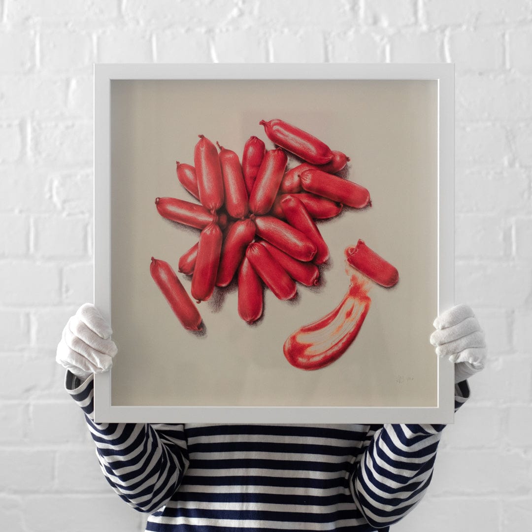 Bespoke Framed Limited Edition Cheerios Art Print by Bridget Daulby