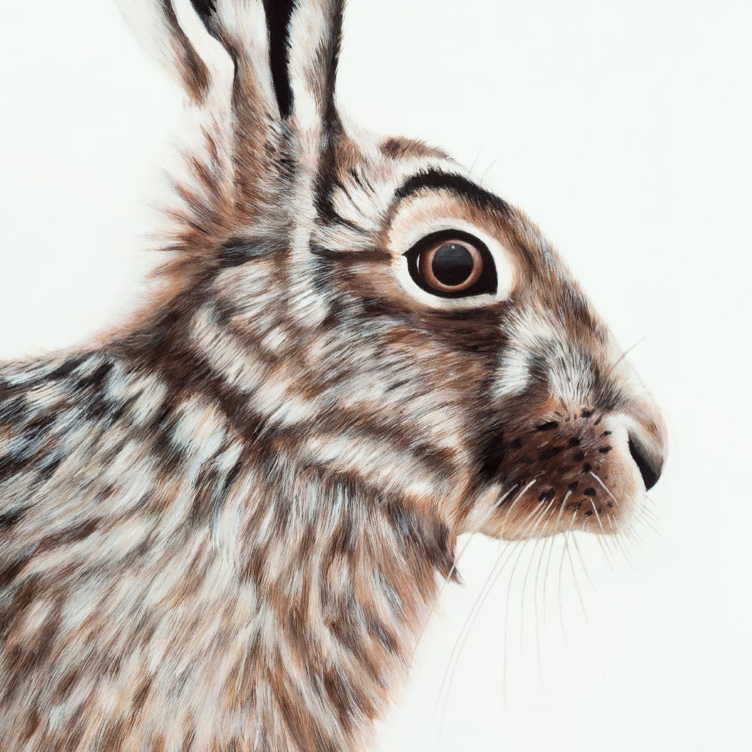 Clive Hare Art Print by Margaret Petchell
