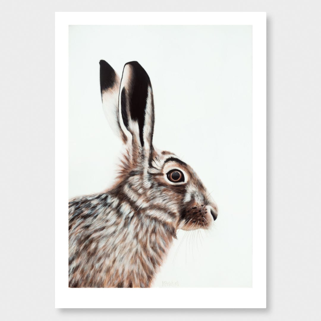 Clive Hare Art Print by Margaret Petchell