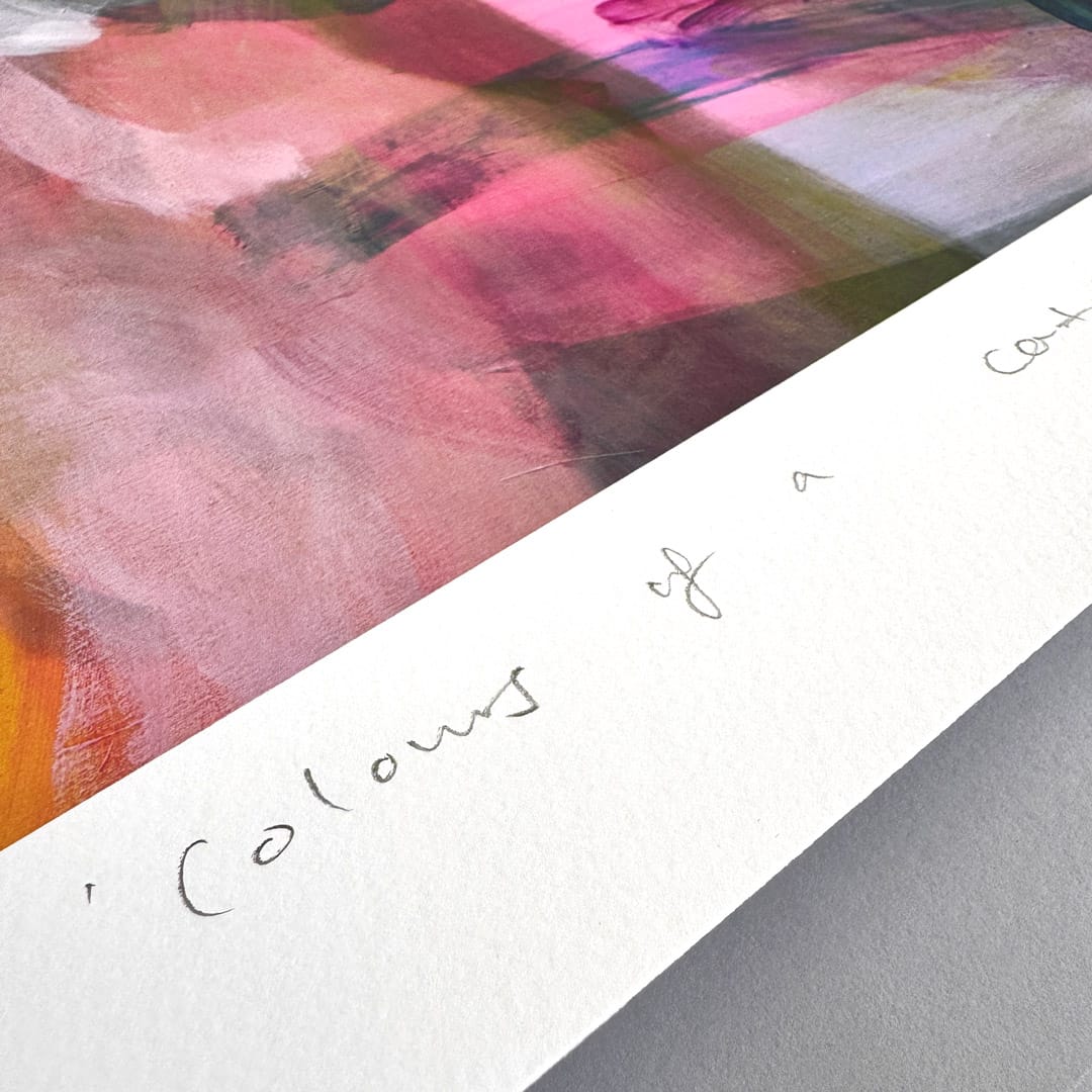 Colours of The Afternoon Limited Edition Art Print by Helen Dean