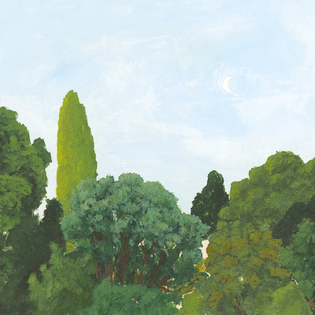 Summer Tree Tops Art Print by Grace Wilkinson