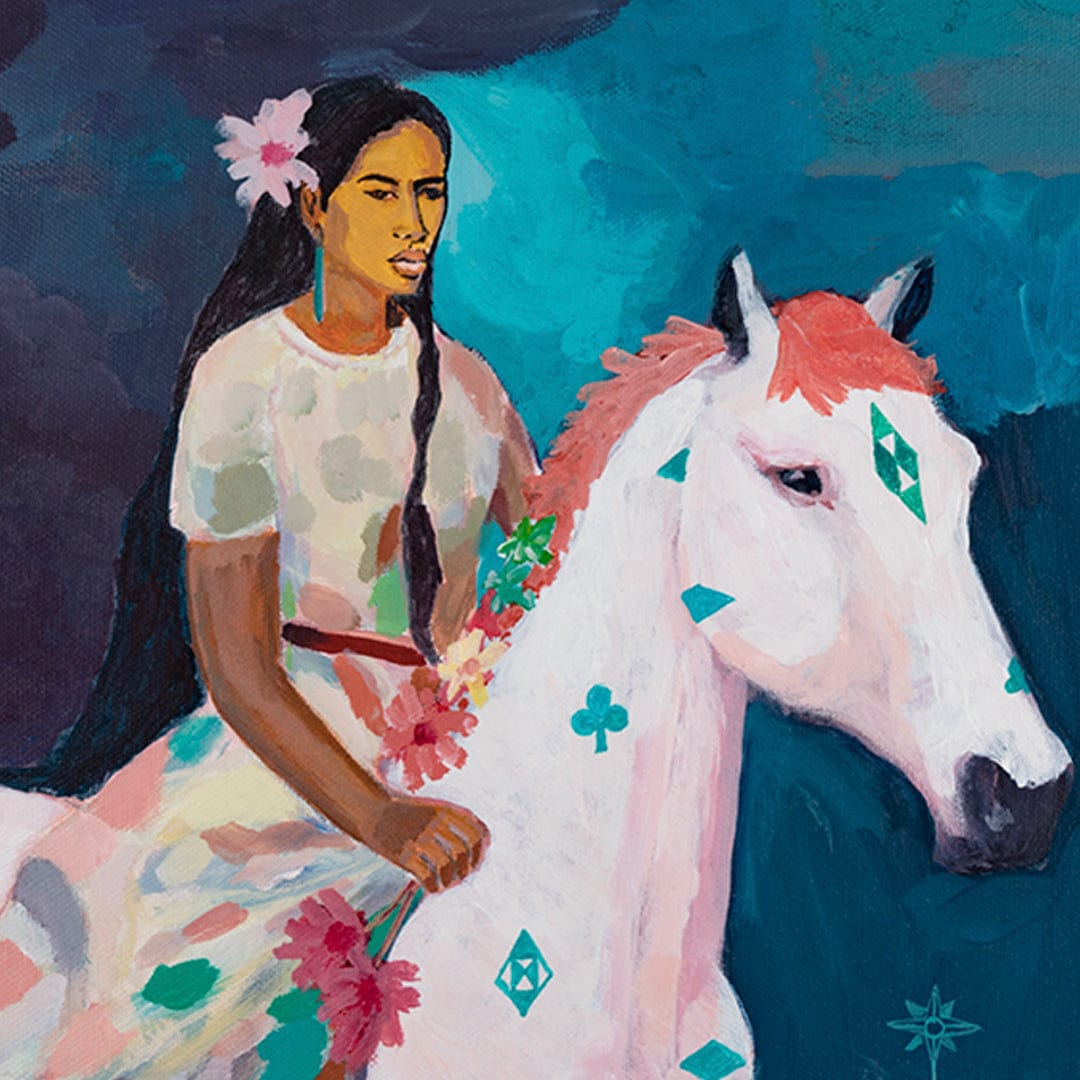 Rebel Rider No. 2 Limited Edition Art Print by Rakai Karaitiana
