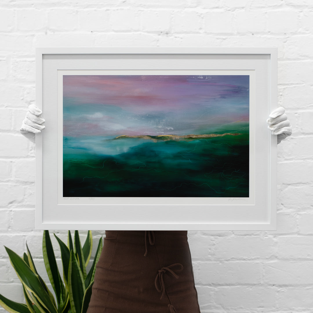 Bespoke Framed Limited Edition First Glimpse Art Print by Lucy Davidson