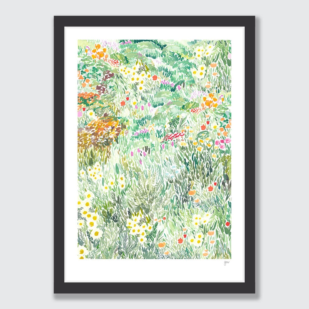 Flower Field Art Print by Grace Wilkinson