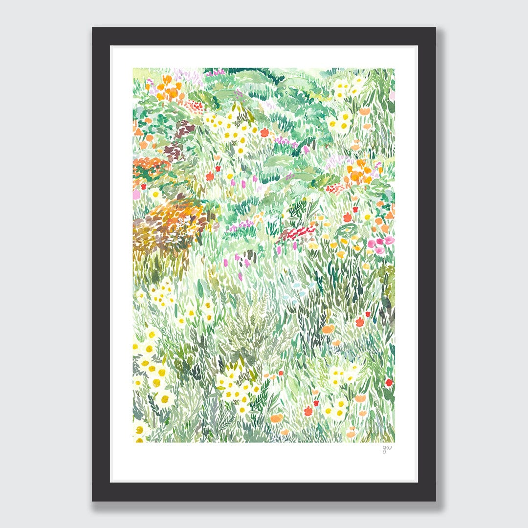 Flower Field Art Print by Grace Wilkinson