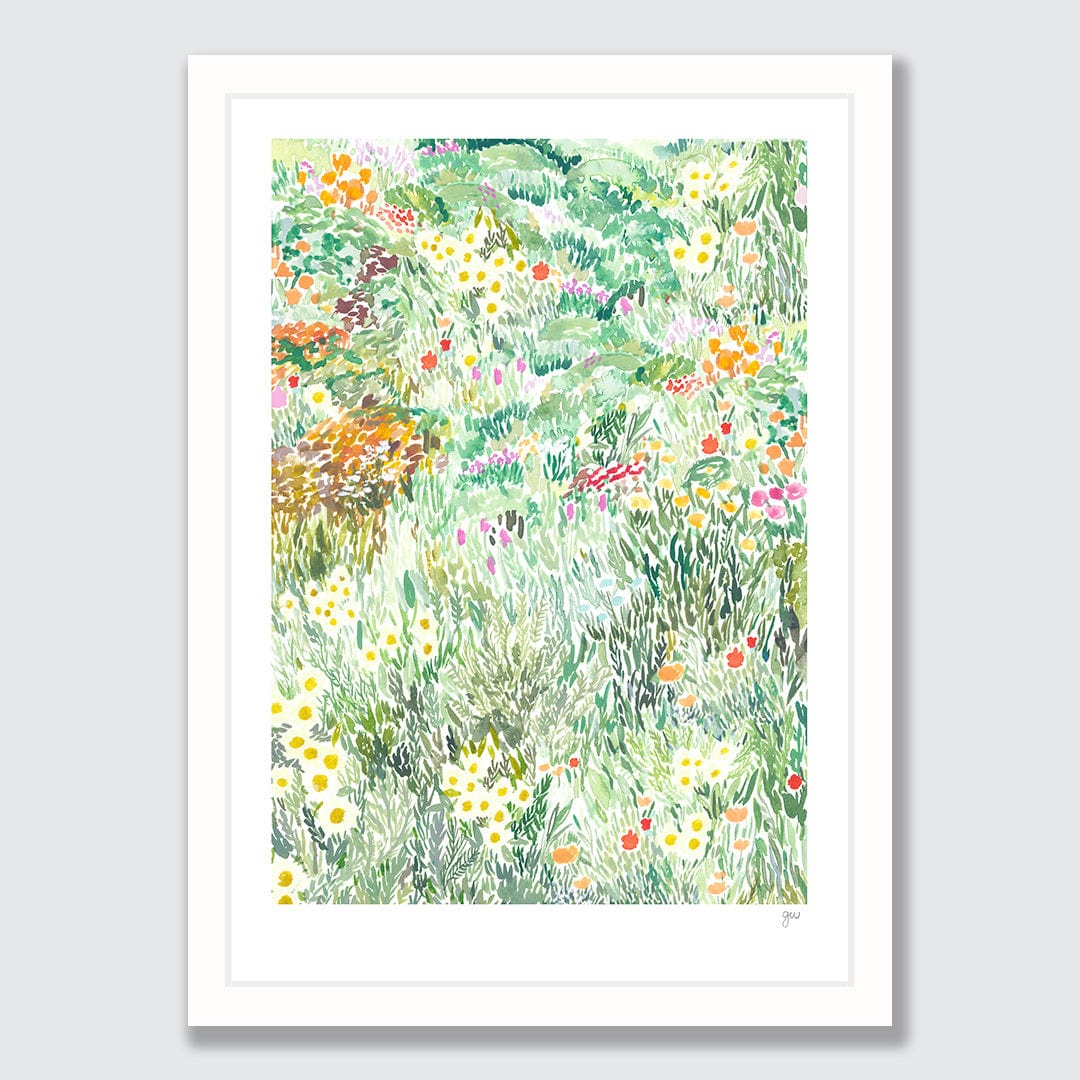 Flower Field Art Print by Grace Wilkinson