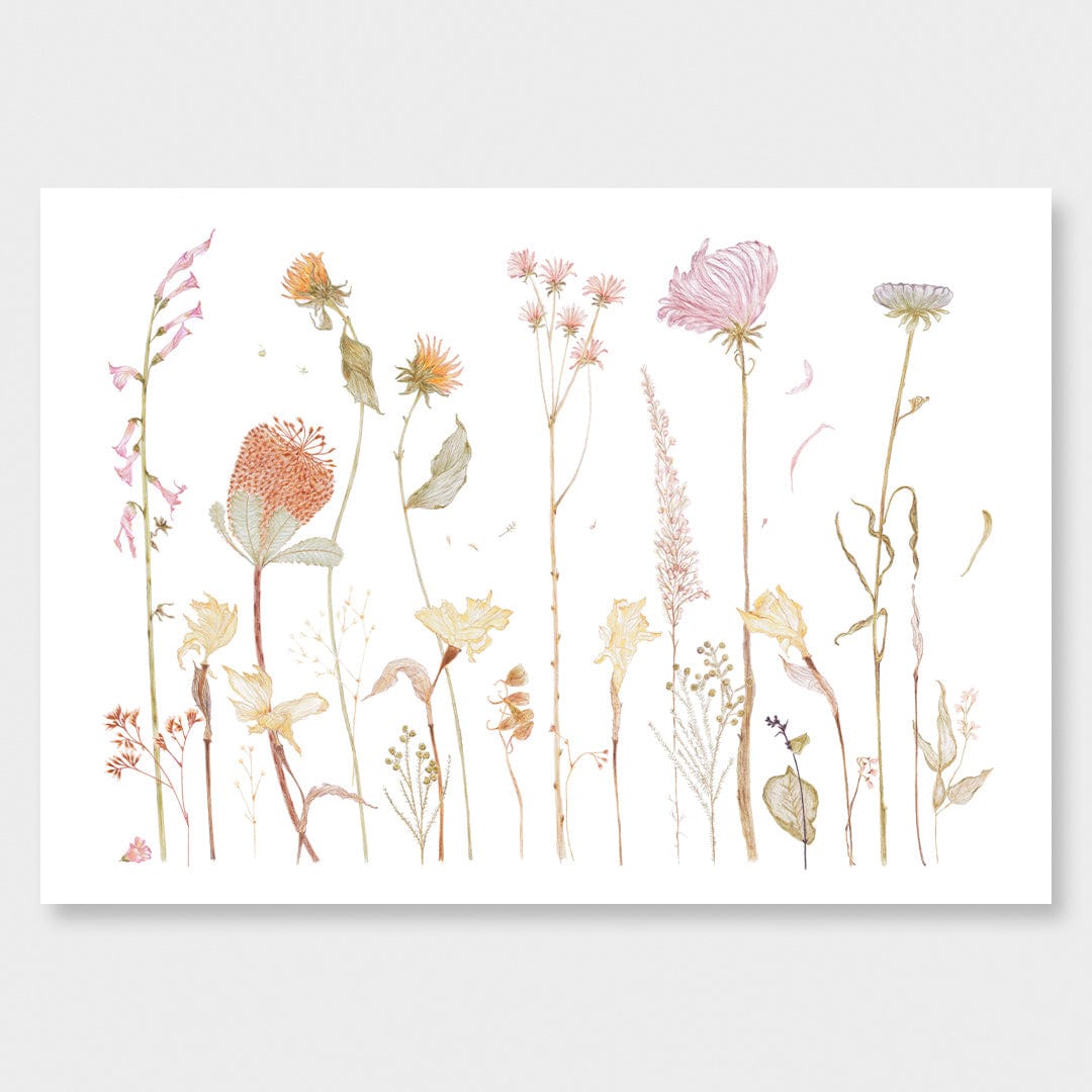 Flower Garden with Daffodils Limited Edition Art Print by Nanda Rammers