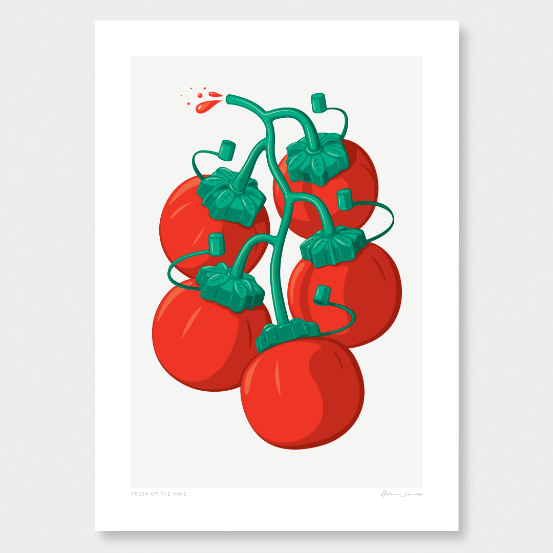 Fresh Off The Vine Art Print by Glenn Jones