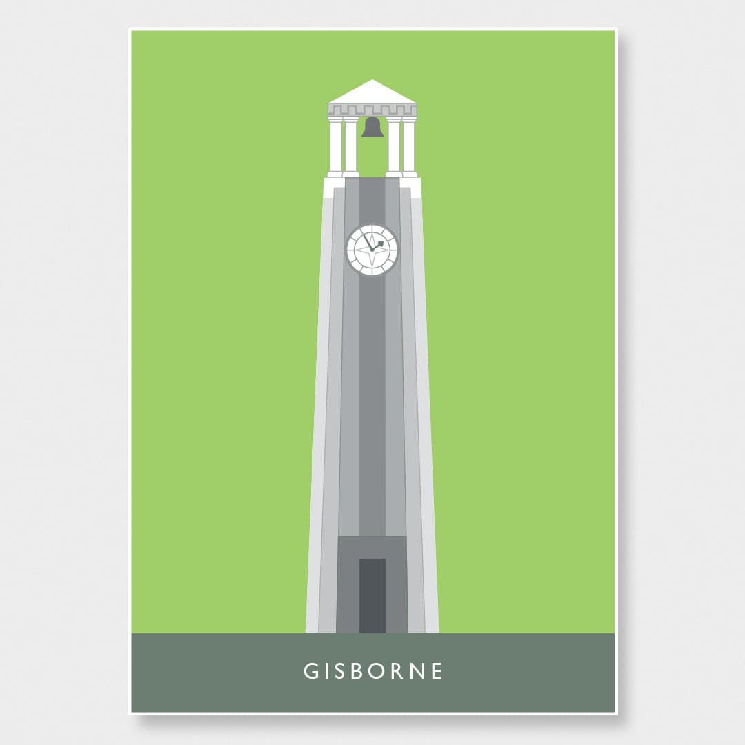 Gisborne Clock Tower Art Print by Hamish Thompson