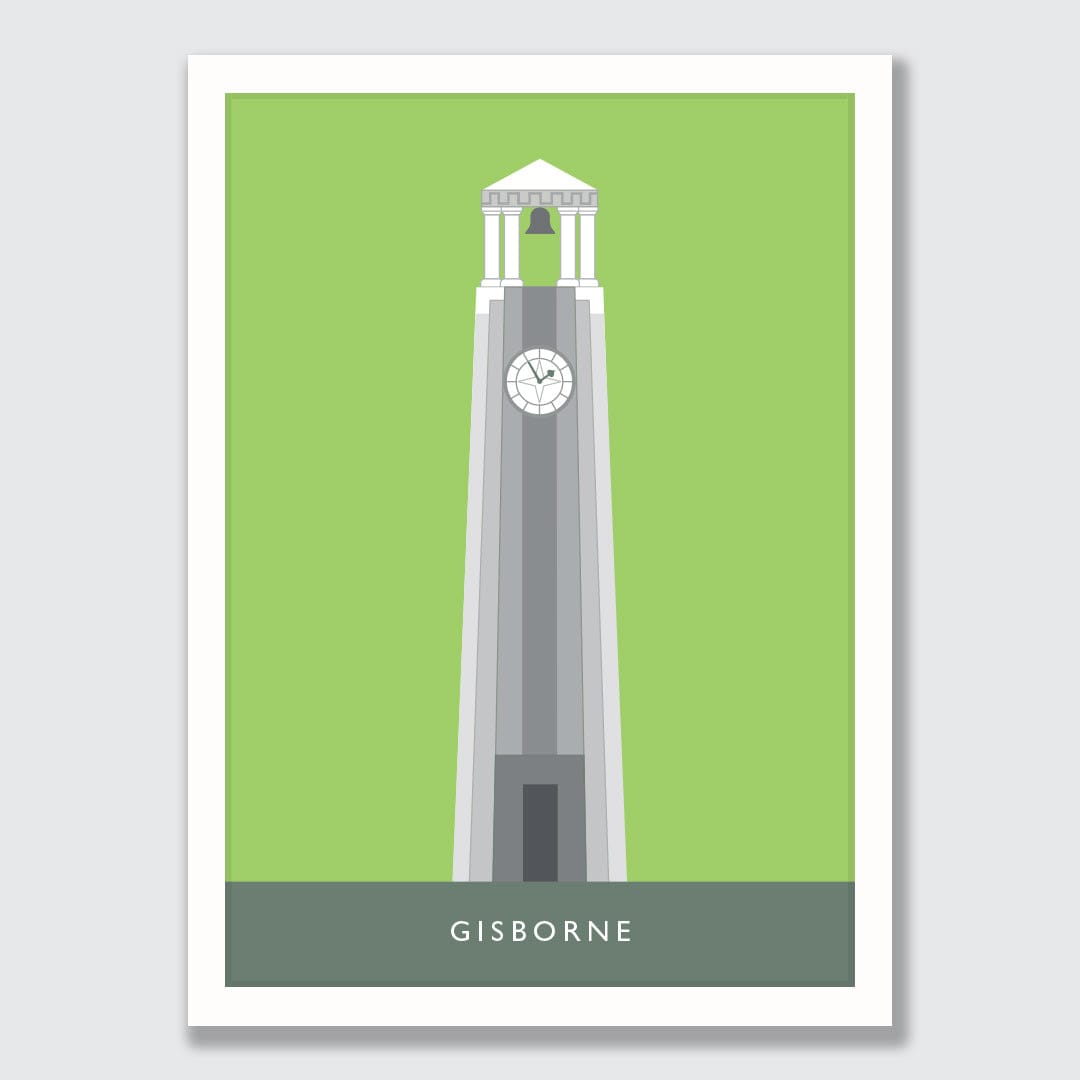 Gisborne Clock Tower Art Print by Hamish Thompson