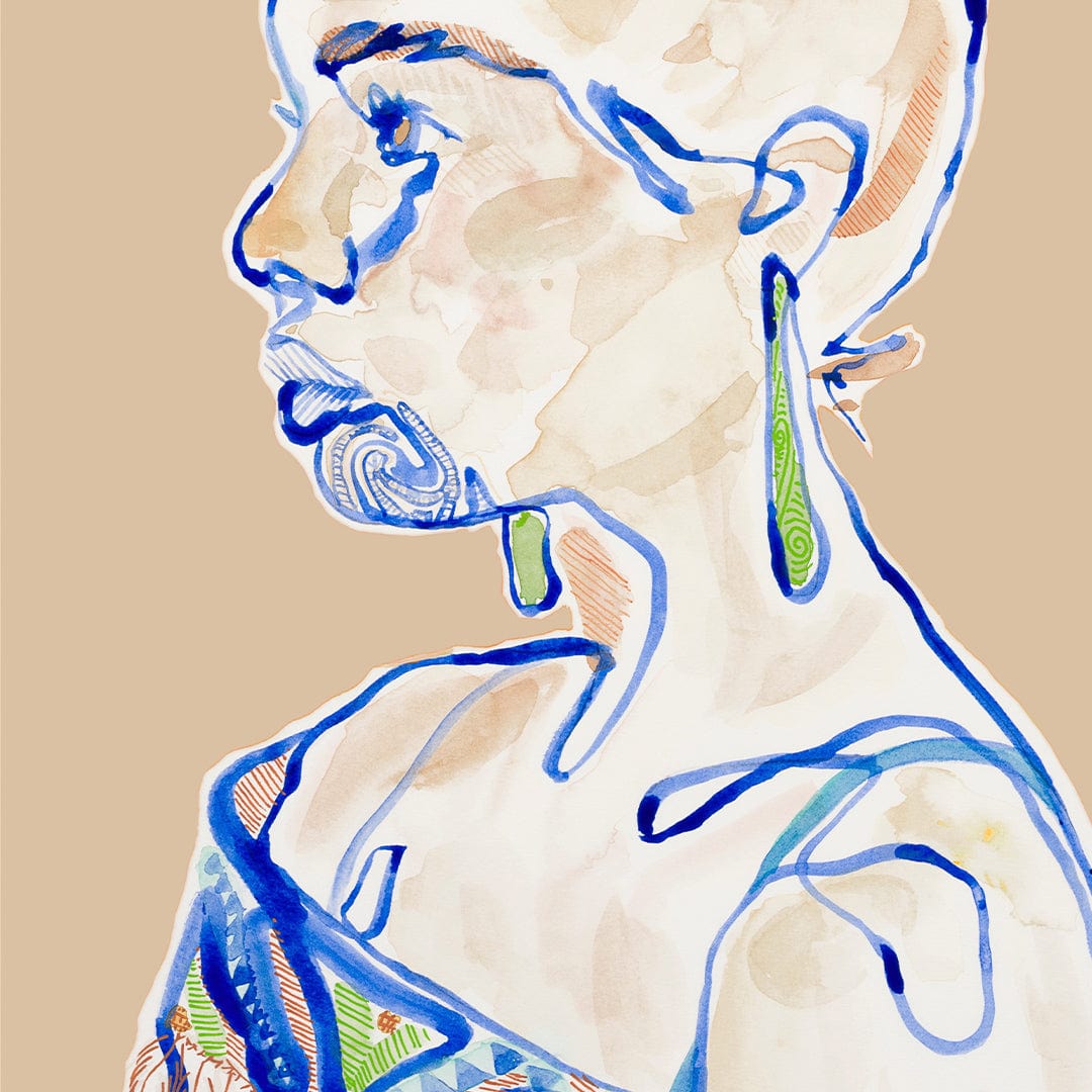 Hana Art Print by Makus Art