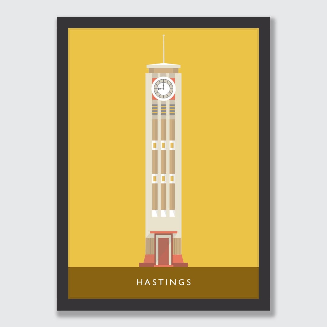 Hastings Clock Tower Art Print by Hamish Thompson