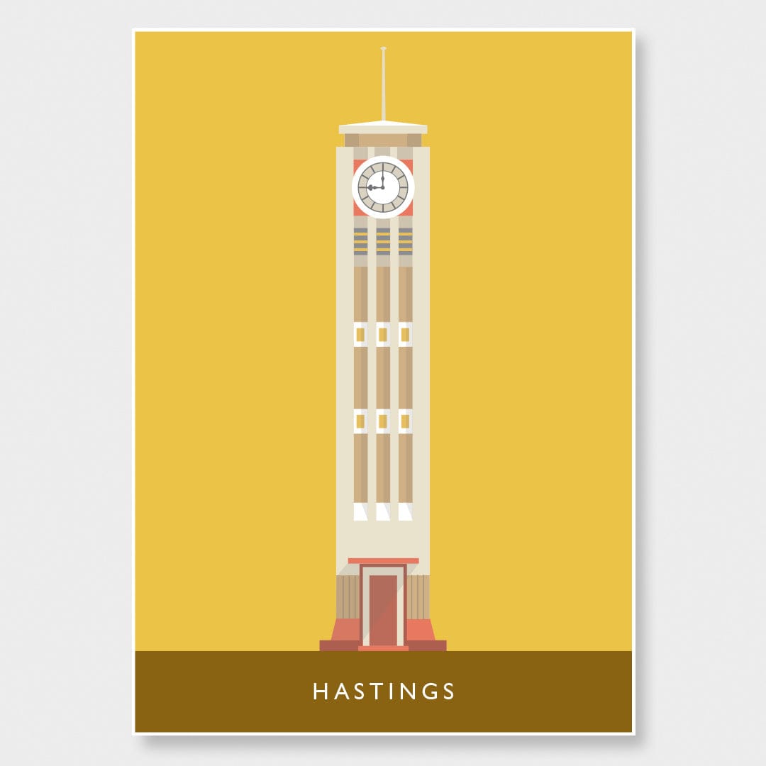 Hastings Clock Tower Art Print by Hamish Thompson
