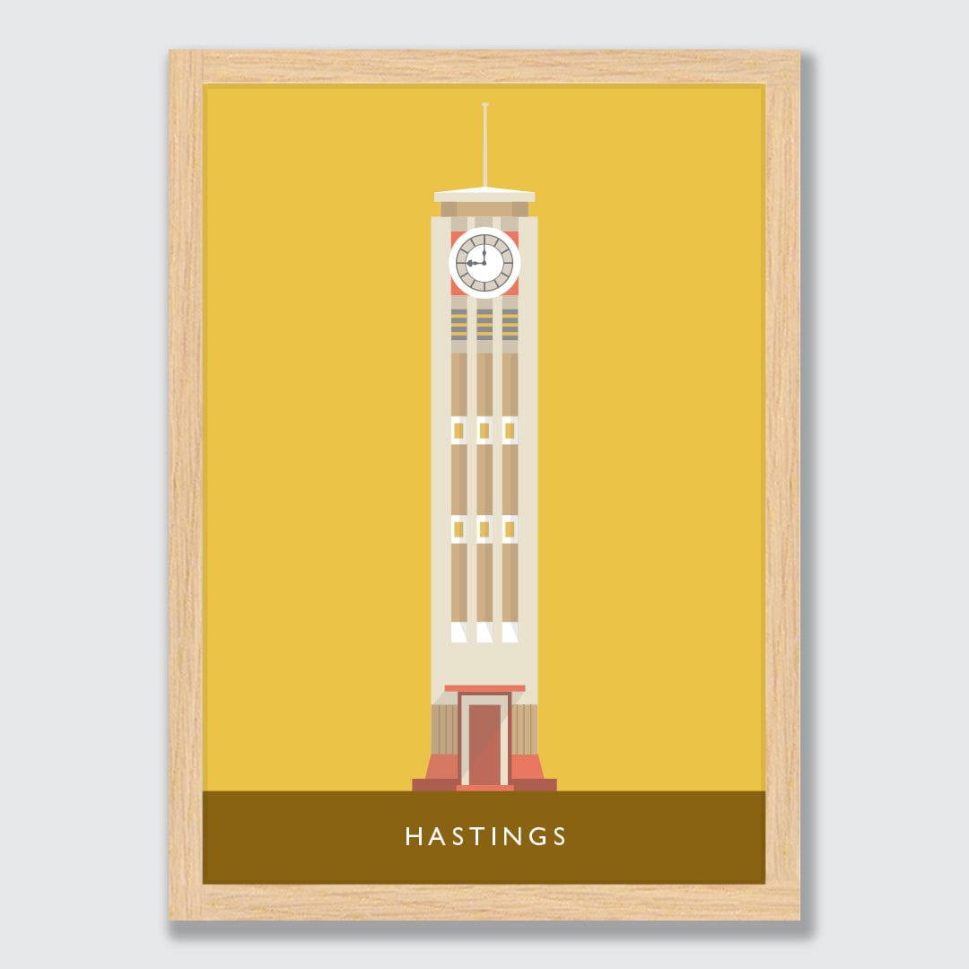 Hastings Clock Tower Art Print by Hamish Thompson