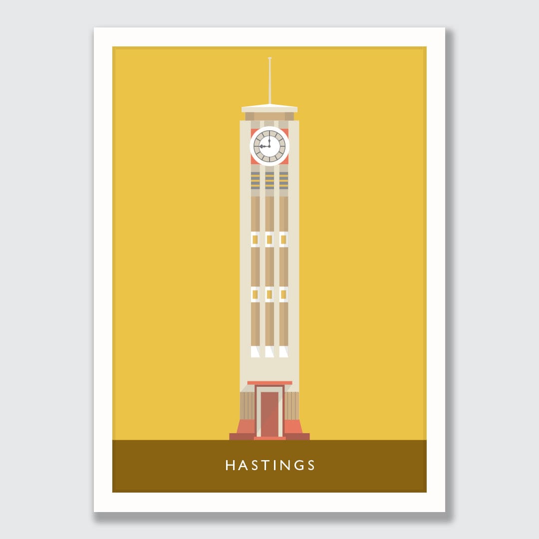 Hastings Clock Tower Art Print by Hamish Thompson