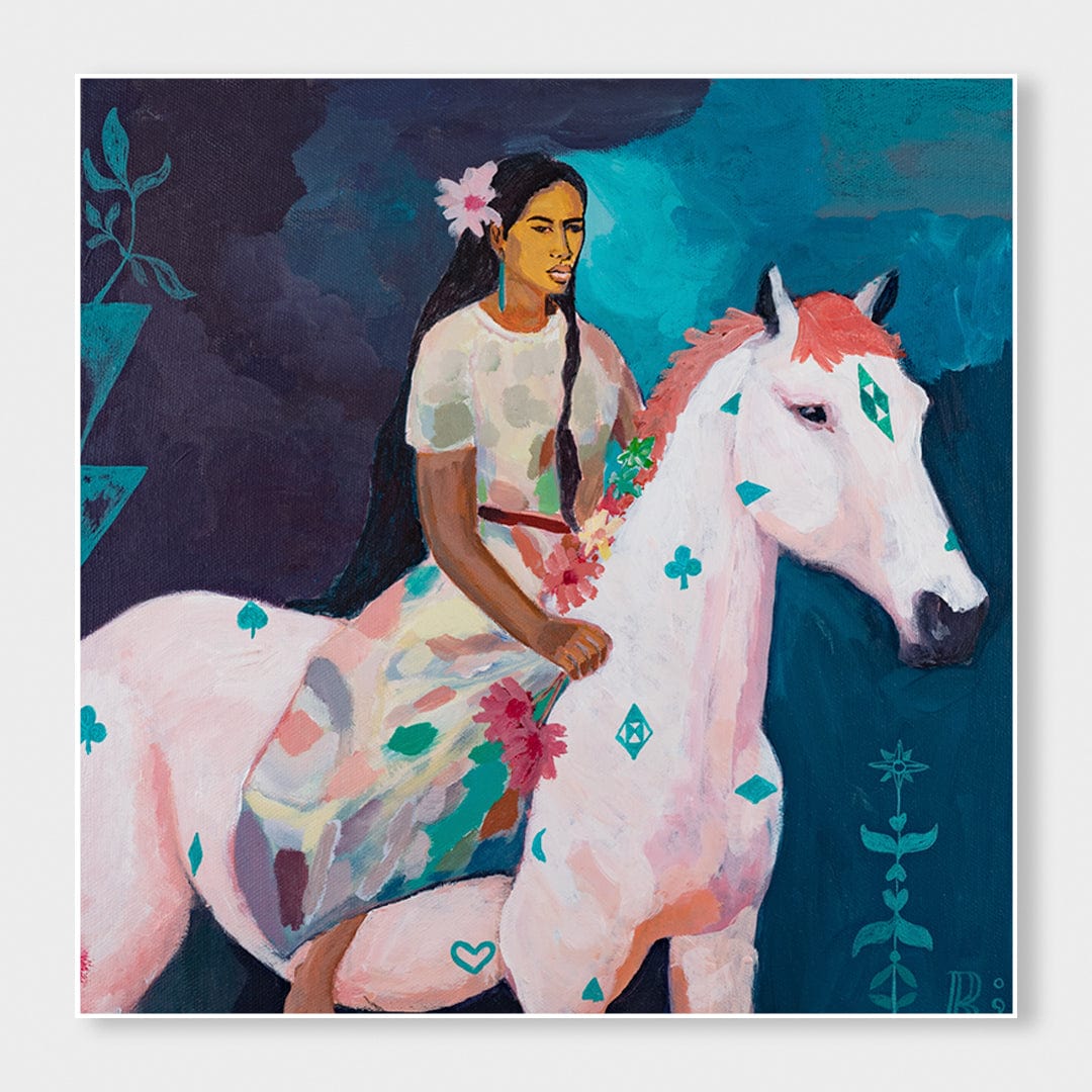 Rebel Rider No. 2 Limited Edition Art Print by Rakai Karaitiana