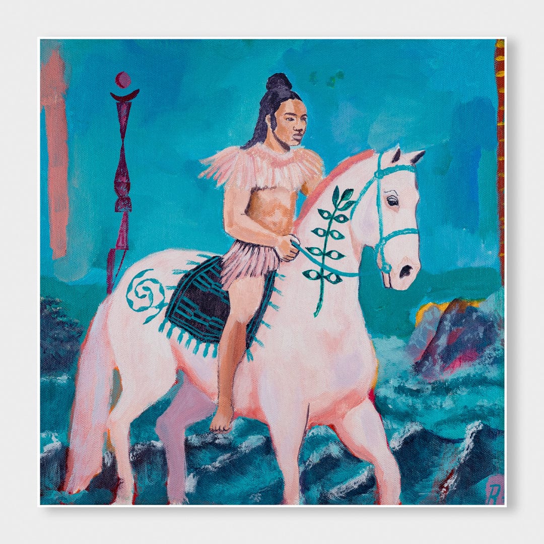 Rebel Rider No. 3 Limited Edition Art Print by Rakai Karaitiana