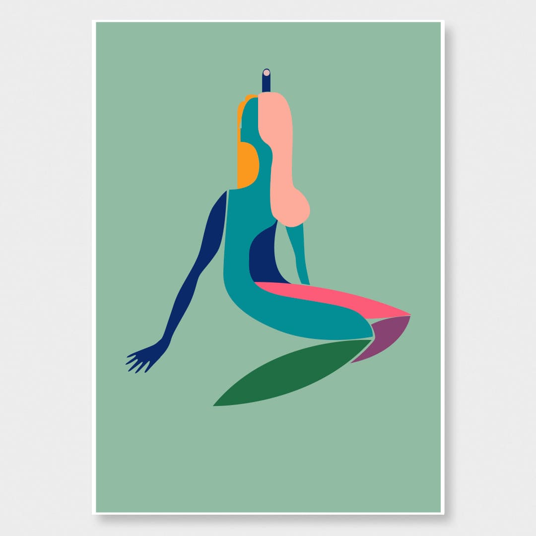 Pania No. 2 Limited Edition Art Print by Rakai Karaitiana