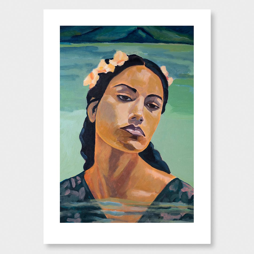 Hinemoana 2 Limited Edition Art Print by Rakai Karaitiana